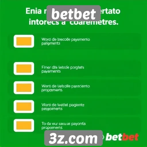 Métodos de pagamento aceitos no betbet